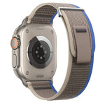 Dual-Section Loop Nylon Watch Band, For Apple Watch Ultra 2 49mm, For Apple Watch Series 9 45mm