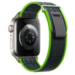 Dual-Section Loop Nylon Watch Band, For Apple Watch Ultra 2 49mm, For Apple Watch Series 9 45mm