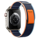 Dual-Section Loop Nylon Watch Band, For Apple Watch Series 9 41mm, For Apple Watch Ultra 49mm
