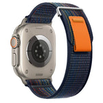 Dual-Section Loop Nylon Watch Band, For Apple Watch Series 9 41mm, For Apple Watch Ultra 49mm