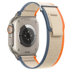 Dual-Section Loop Nylon Watch Band, For Apple Watch Series 9 41mm, For Apple Watch Ultra 49mm
