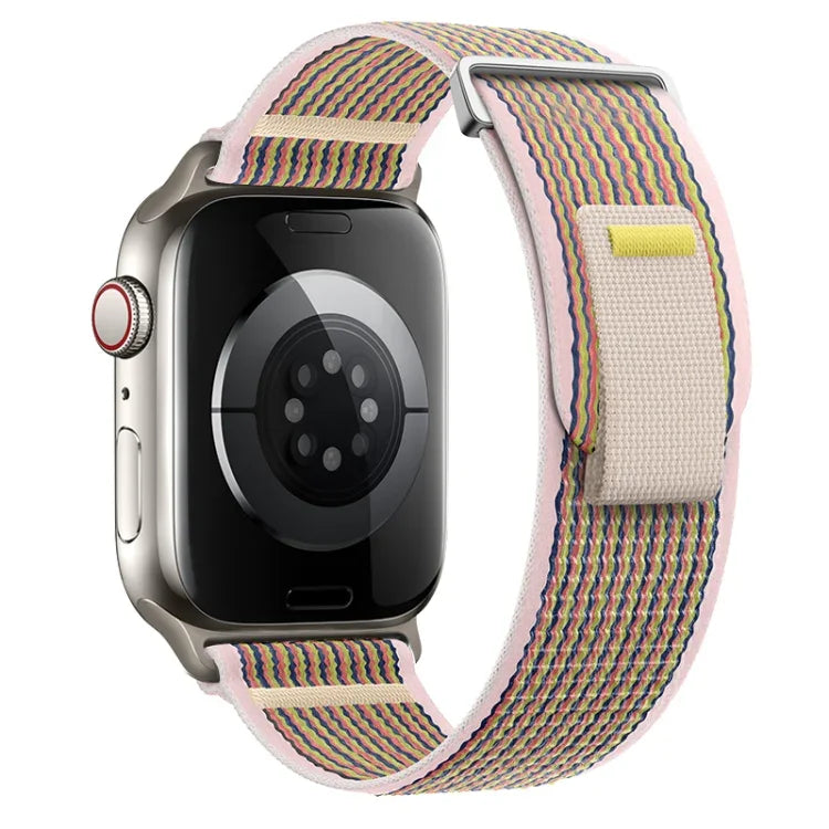 Dual-Section Loop Nylon Watch Band, For Apple Watch SE 2022 40mm, For Apple Watch SE 2022 44mm