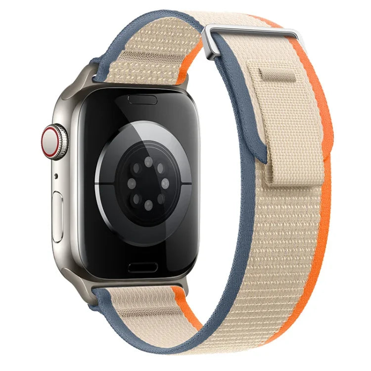 Dual-Section Loop Nylon Watch Band, For Apple Watch SE 40mm, For Apple Watch SE 44mm