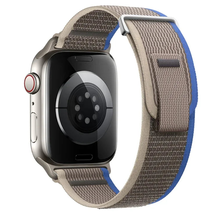 Dual-Section Loop Nylon Watch Band, For Apple Watch SE 40mm, For Apple Watch SE 44mm