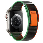Dual-Section Loop Nylon Watch Band, For Apple Watch SE 40mm, For Apple Watch SE 44mm