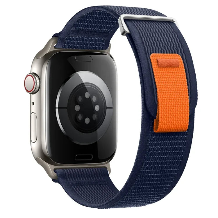 Dual-Section Loop Nylon Watch Band, For Apple Watch SE 40mm, For Apple Watch SE 44mm