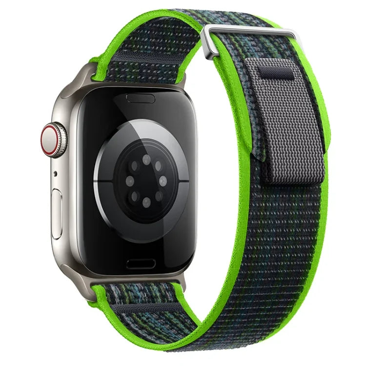 Dual-Section Loop Nylon Watch Band, For Apple Watch Series 6 40mm, For Apple Watch Series 6 44mm