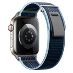 Dual-Section Loop Nylon Watch Band, For Apple Watch Series 6 40mm, For Apple Watch Series 6 44mm