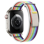 Dual-Section Loop Nylon Watch Band, For Apple Watch Series 6 40mm, For Apple Watch Series 6 44mm