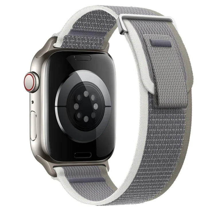 Dual-Section Loop Nylon Watch Band, For Apple Watch Series 6 40mm, For Apple Watch Series 6 44mm