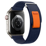 Dual-Section Loop Nylon Watch Band, For Apple Watch Series 5 44mm, For Apple Watch Series 5 40mm