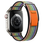 Dual-Section Loop Nylon Watch Band, For Apple Watch Series 5 44mm, For Apple Watch Series 5 40mm