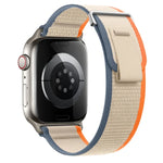Correia de Relógio de Nylon com Dupla Secção e Laço, Para Apple Watch Série 4 44mm, Para Apple Watch Série 4 40mm