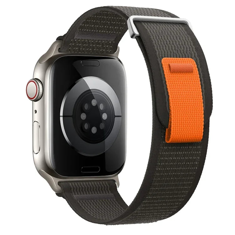 Correia de Relógio de Nylon com Dupla Secção e Laço, Para Apple Watch Série 4 44mm, Para Apple Watch Série 4 40mm