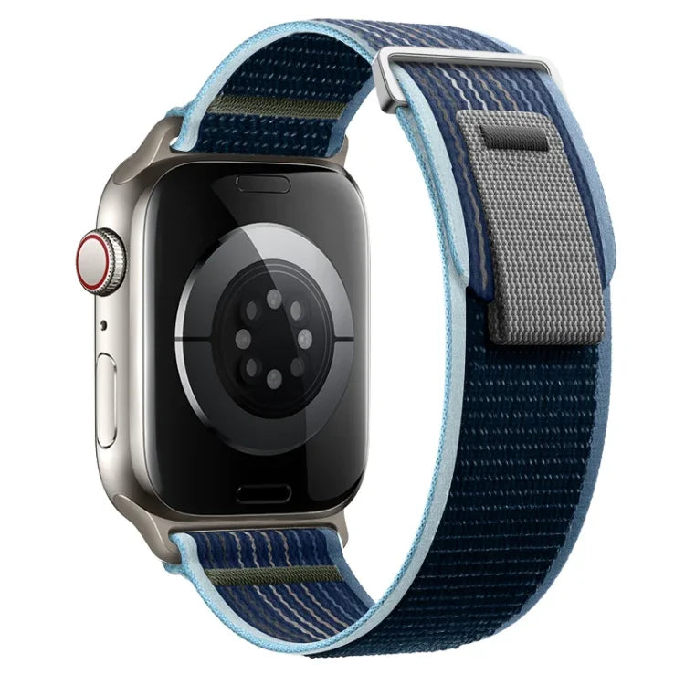 Correia de Relógio de Nylon com Dupla Secção e Laço, Para Apple Watch Série 4 44mm, Para Apple Watch Série 4 40mm