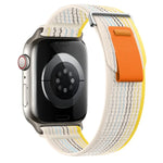 Correia de Relógio de Nylon com Dupla Secção e Laço, Para Apple Watch Série 4 44mm, Para Apple Watch Série 4 40mm