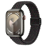 Slim Magnetic Buckle Nylon Braided Watch Band, For Apple Watch Ultra 2 49mm, For Apple Watch Series 9 45mm