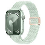 Correia de Relógio Trançada de Nylon com Fivela Magnética Slim, Para Apple Watch Series 9 41mm, Para Apple Watch Ultra 49mm