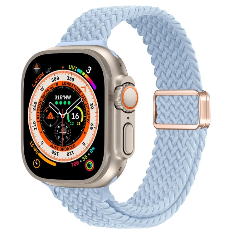 Correia de Relógio Trançada de Nylon com Fivela Magnética Slim, Para Apple Watch Series 9 41mm, Para Apple Watch Ultra 49mm