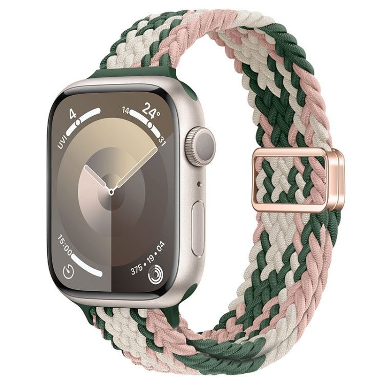 Correia de Relógio Trançada de Nylon com Fivela Magnética Slim, Para Apple Watch Series 8 41mm, Para Apple Watch Series 8 45mm
