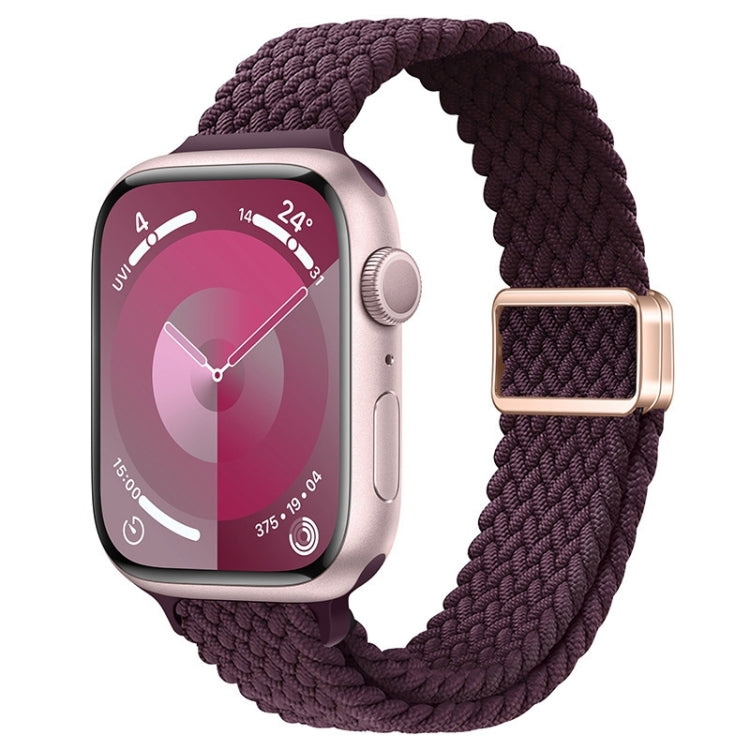 Correia de Relógio Trançada de Nylon com Fivela Magnética Slim, Para Apple Watch Series 8 41mm, Para Apple Watch Series 8 45mm
