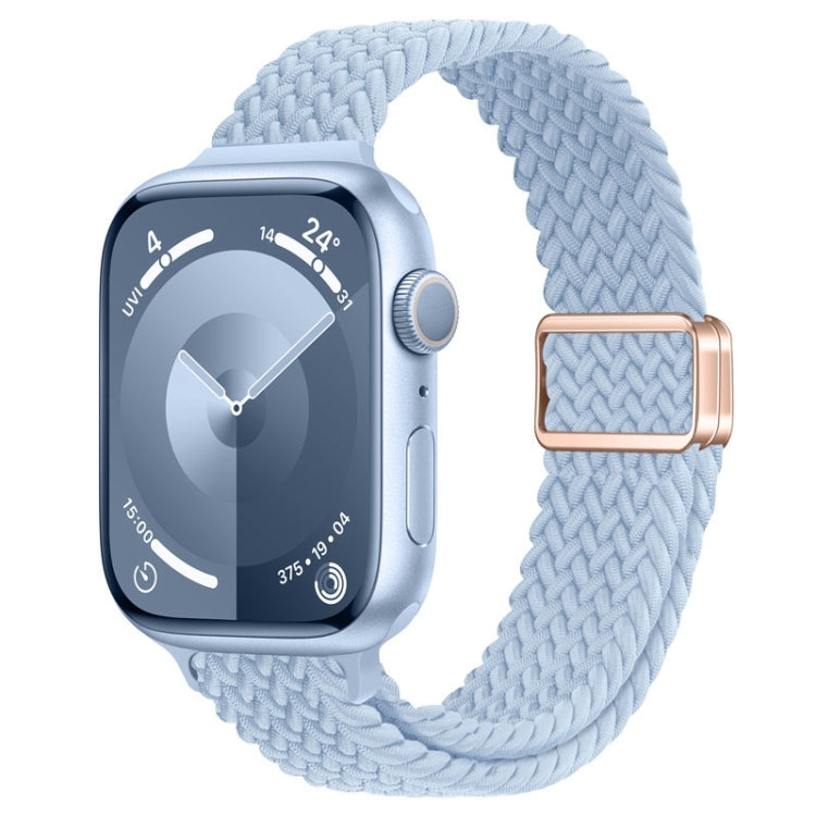 Correia de Relógio Trançada de Nylon com Fivela Magnética Slim, Para Apple Watch Series 8 41mm, Para Apple Watch Series 8 45mm