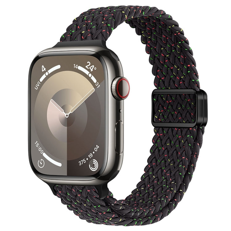 Correia de Relógio Trançada de Nylon com Fivela Magnética Slim, Para Apple Watch Series 8 41mm, Para Apple Watch Series 8 45mm