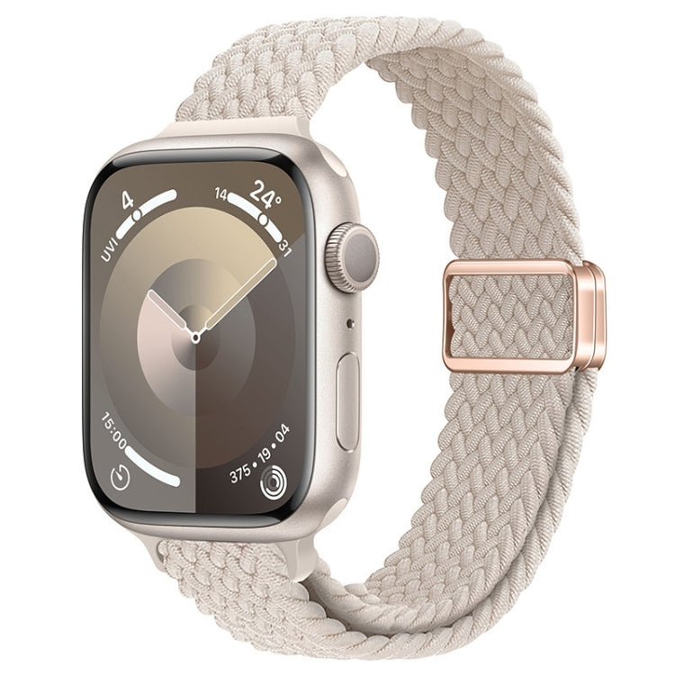 Correia de Relógio Trançada de Nylon com Fivela Magnética Slim, Para Apple Watch Series 8 41mm, Para Apple Watch Series 8 45mm