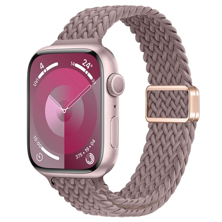 Correia de Relógio Trançada de Nylon com Fivela Magnética Slim, Para Apple Watch Series 8 41mm, Para Apple Watch Series 8 45mm