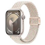 Correia de Relógio Trançada de Nylon com Fivela Magnética Slim, Para Apple Watch Series 8 41mm, Para Apple Watch Series 8 45mm