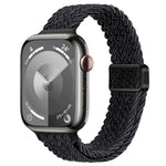 Correia de Relógio Trançada de Nylon com Fivela Magnética Slim, Para Apple Watch Series 8 41mm, Para Apple Watch Series 8 45mm