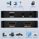 NK-A20 Placa de Captura de Vídeo HD HDMI USB3.2 4K, NK-A20