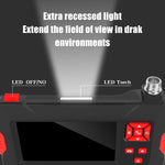 Endoscópio digital P30 8mm 1080P IP68 impermeável com ecrã de 4,3 polegadas e câmara dupla, cabo rígido de 2m, cabo rígido de 5m, cabo rígido de 10m