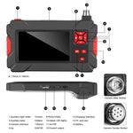 Endoscópio digital P30 8mm 1080P IP68 impermeável com ecrã de 4,3 polegadas e câmara dupla, cabo rígido de 2m, cabo rígido de 5m, cabo rígido de 10m