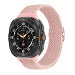 Correia de relógio trançada em nylon com fivela deslizante, para Samsung Galaxy Watch Ultra 47mm / Ultra 2025