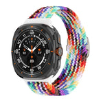 Correia de relógio trançada em nylon com fivela deslizante, para Samsung Galaxy Watch Ultra 47mm / Ultra 2025