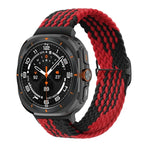 Correia de relógio trançada em nylon com fivela deslizante, para Samsung Galaxy Watch Ultra 47mm / Ultra 2025
