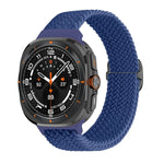 Correia de relógio trançada em nylon com fivela deslizante, para Samsung Galaxy Watch Ultra 47mm / Ultra 2025