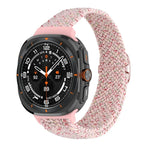 Correia de relógio trançada em nylon com fivela deslizante, para Samsung Galaxy Watch Ultra 47mm / Ultra 2025