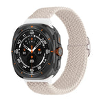 Correia de relógio trançada em nylon com fivela deslizante, para Samsung Galaxy Watch Ultra 47mm / Ultra 2025