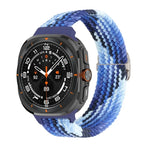 Correia de relógio trançada em nylon com fivela deslizante, para Samsung Galaxy Watch Ultra 47mm / Ultra 2025
