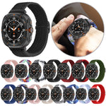 Correia de relógio trançada em nylon com fivela deslizante, para Samsung Galaxy Watch Ultra 47mm / Ultra 2025
