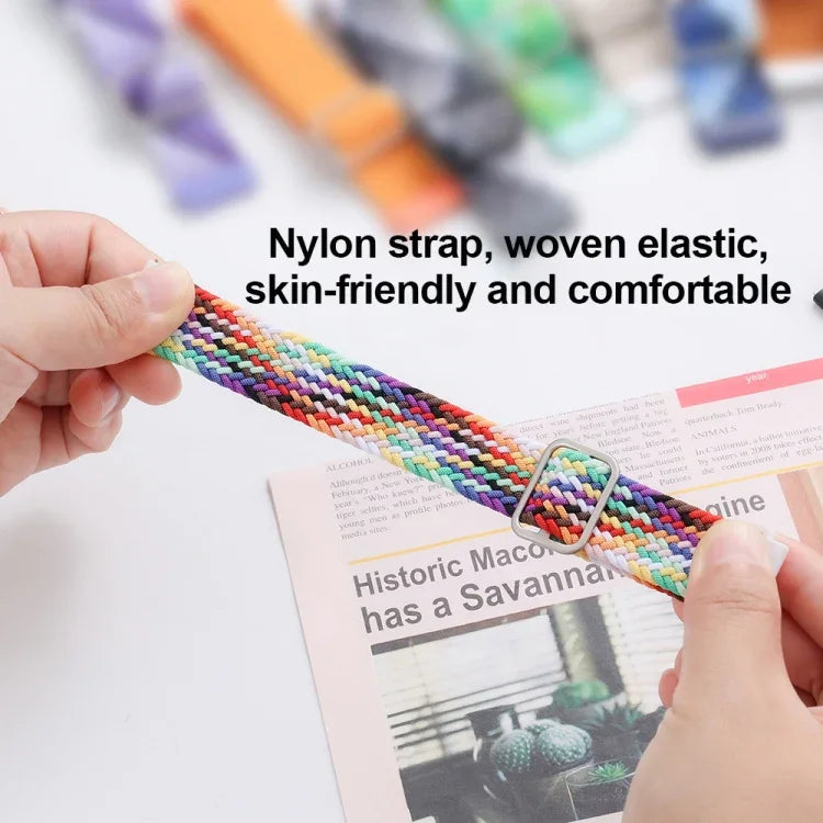 Correia de relógio trançada em nylon com fivela deslizante, para Samsung Galaxy Watch Ultra 47mm / Ultra 2025