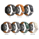 Correia de relógio em pele genuína lisa, para Samsung Galaxy Watch Ultra 47mm / Ultra 2025