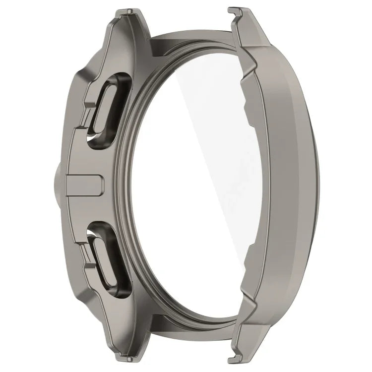 Capa protetora integrada em PC + película temperada para relógio, para Samsung Galaxy Watch 7 44mm