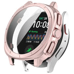 Capa protetora integrada em PC + película temperada para relógio, para Samsung Galaxy Watch 7 44mm