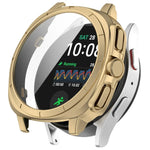 Capa protetora integrada em PC + película temperada para relógio, para Samsung Galaxy Watch 7 44mm