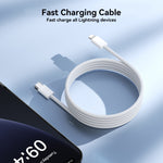 JOYROOM S-A45 Cabo de Dados de Carregamento Rápido 30W USB-C / Type-C para 8 Pinos, Comprimento: 1m, Type-C para 8 Pinos