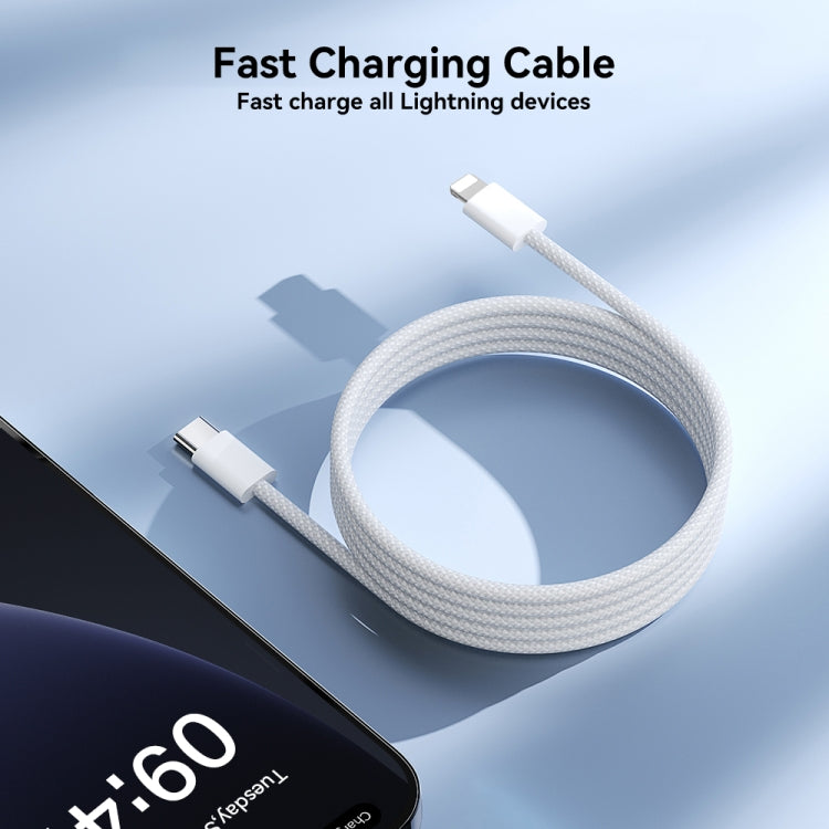 JOYROOM S-A45 Cabo de Dados de Carregamento Rápido 30W USB-C / Type-C para 8 Pinos, Comprimento: 1m, Type-C para 8 Pinos
