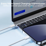 JOYROOM S-A45 Cabo de Dados de Carregamento Rápido 30W USB-C / Type-C para 8 Pinos, Comprimento: 1m, Type-C para 8 Pinos